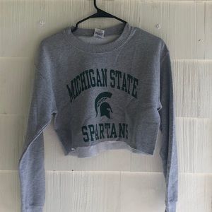 MSU half sweatshirt